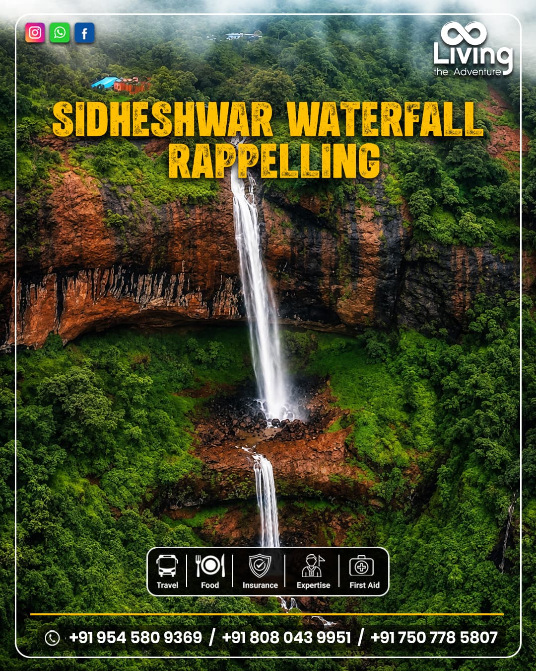 Siddheshwar Waterfall Rappelling